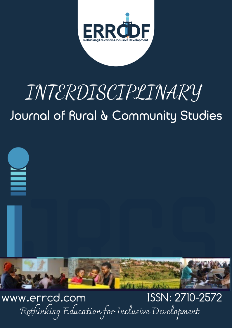 					View Vol. 8 No. 2 (2026): Interdisciplinary Journal of Rural & Community Studies
				