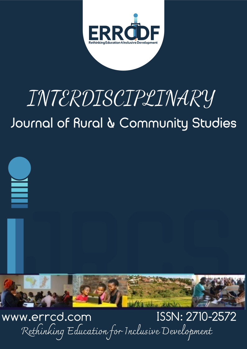 INTERDISCIPLINARY JOURNAL OF RURAL AND COMMUNITY STUDIES